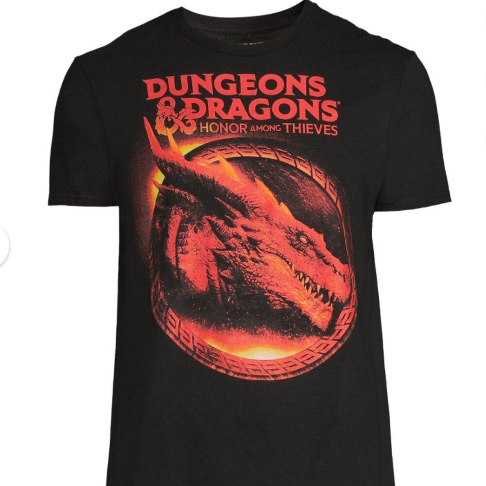 Dungeons & dragons honor among thieves black graphic tee men’s size xl
